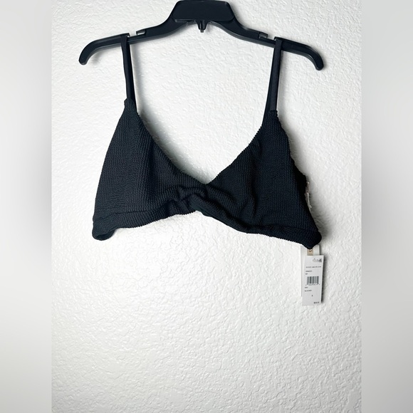NWT Good American Black Textured Bikini Top and Bottom - Picture 3 of 8